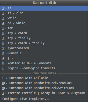 IDEA KeyMap 快捷键 copy Eclipse 参考